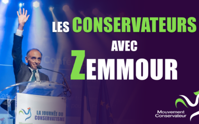 Le Mouvement Conservateur soutient la candidature d’Eric Zemmour
