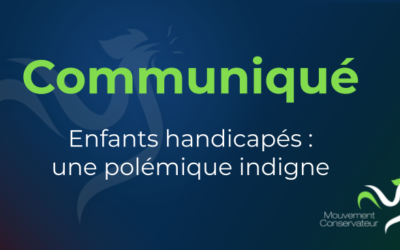 Enfants handicapés : une polémique indigne