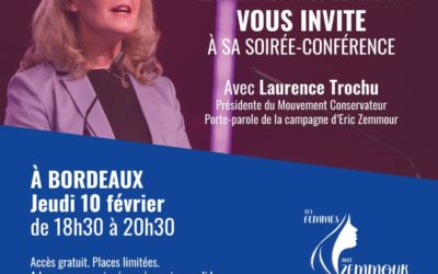 Les femmes avec Zemmour : Laurence Trochu à Bordeaux