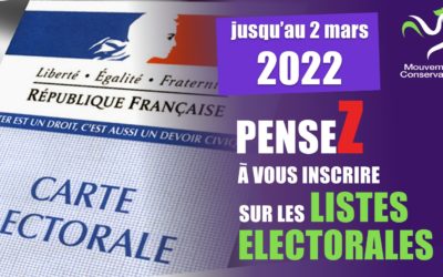 Inscrivez-vous sur les listes électorales